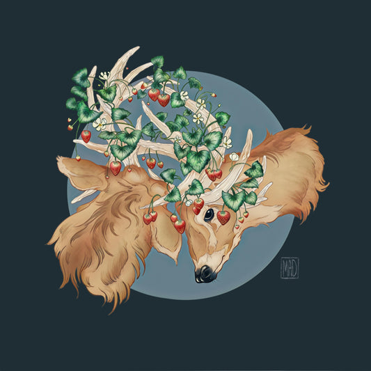 White Tailed Deer - marsdrawn