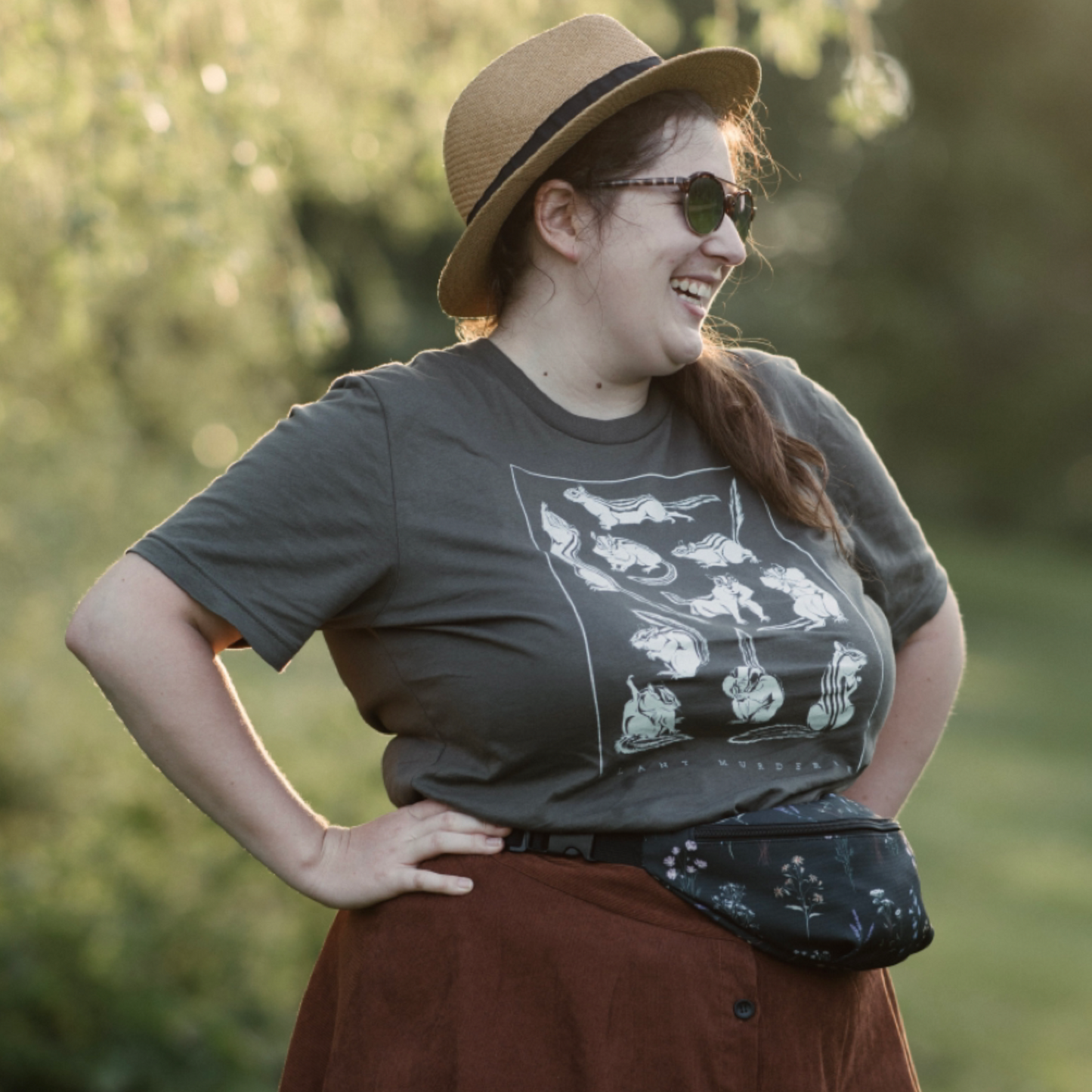 Plant Murderer Chipmunk T-Shirt