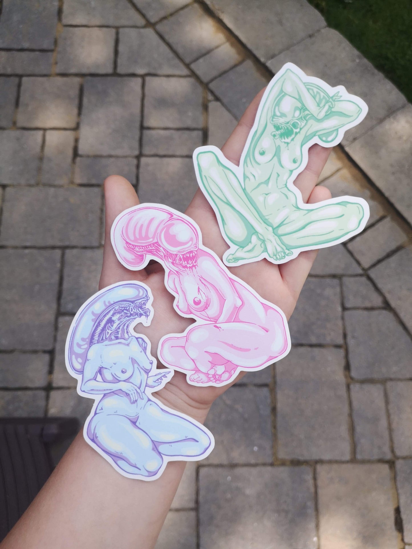 Alien Babe Sticker Bundle - marsdrawn