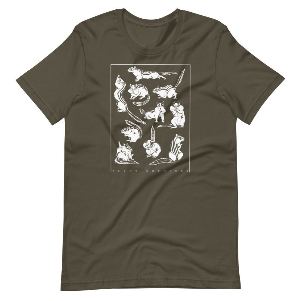Plant Murderer Chipmunk T-Shirt