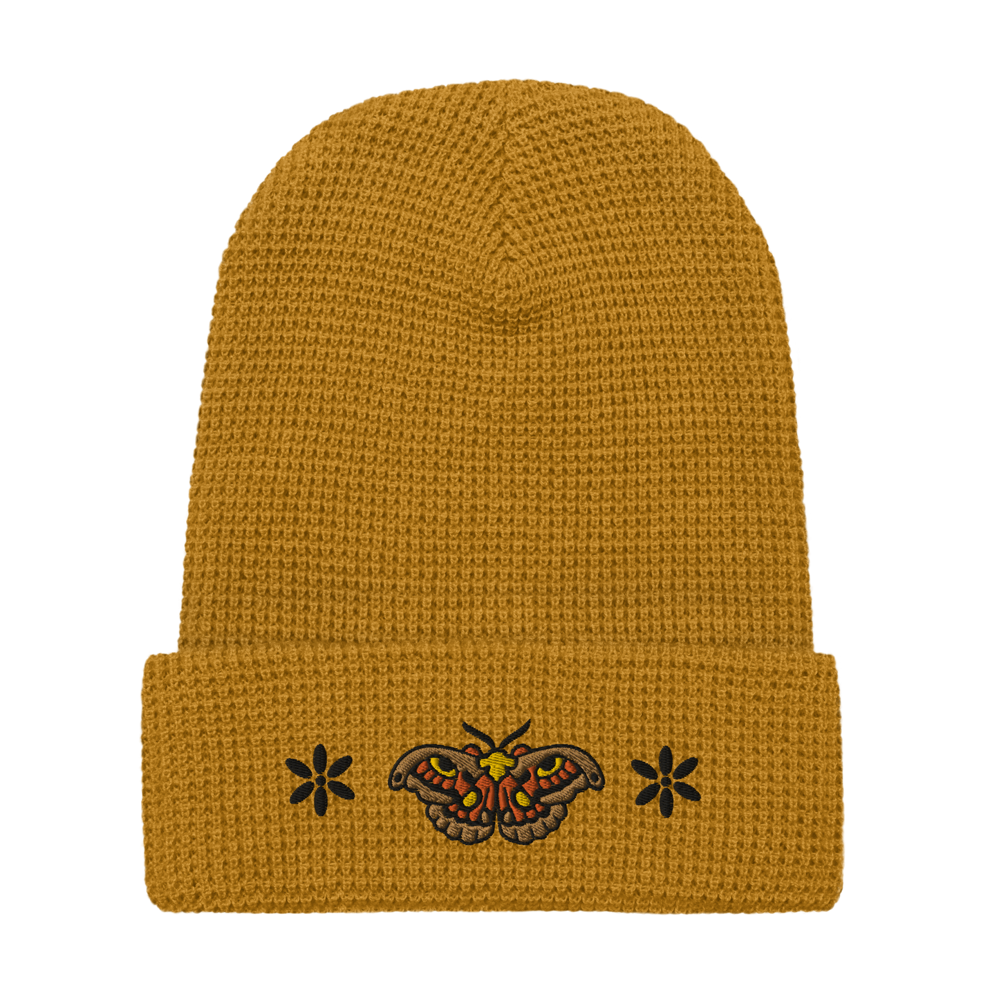 Embroidered Moth Beanie