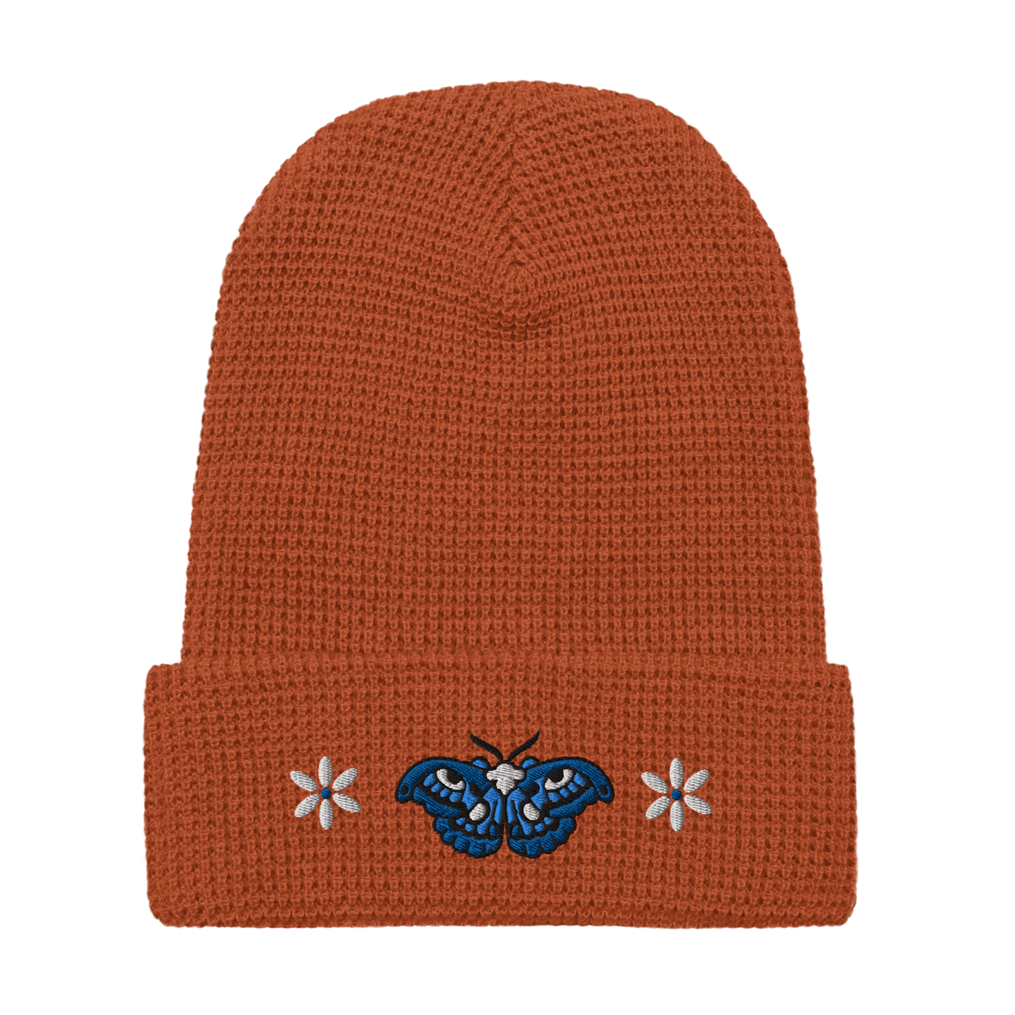 Embroidered Moth Beanie