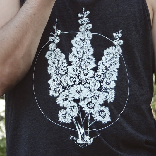 Delphinium Re-Growth Tank Top